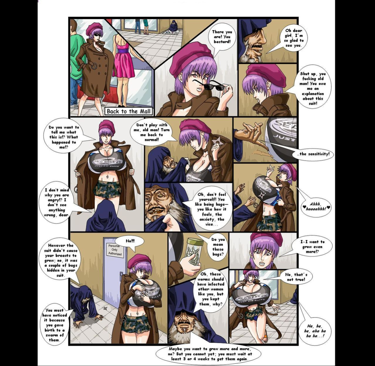 [Mangrowing] Ayane's Bug Story (Dead or Alive)