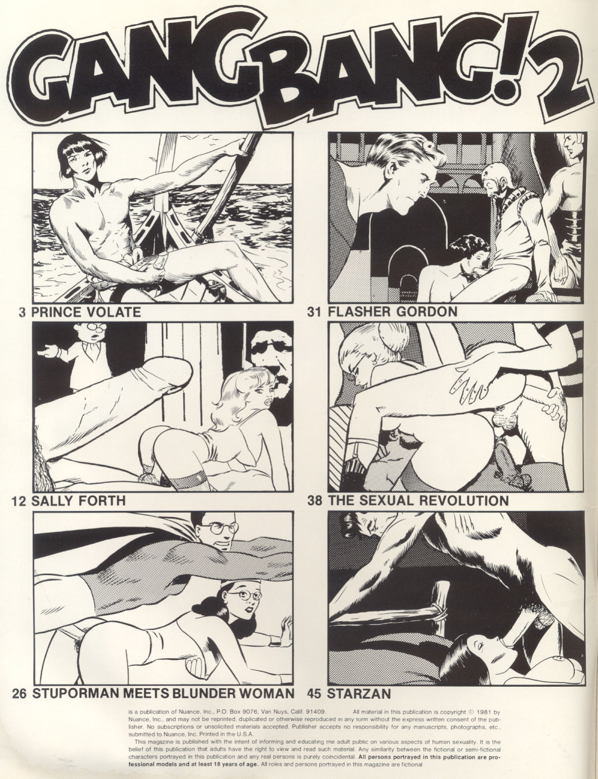 [Wallace Wood] Gang Bang #2 (Flash Gordon, Superman, Tarzan)