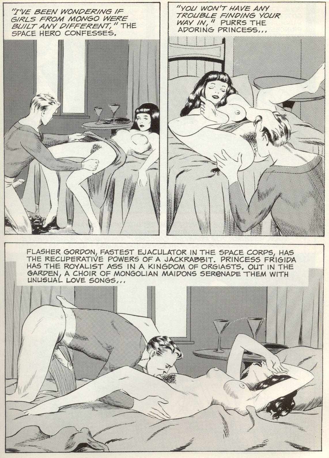 [Wallace Wood] Gang Bang #2 (Flash Gordon, Superman, Tarzan)