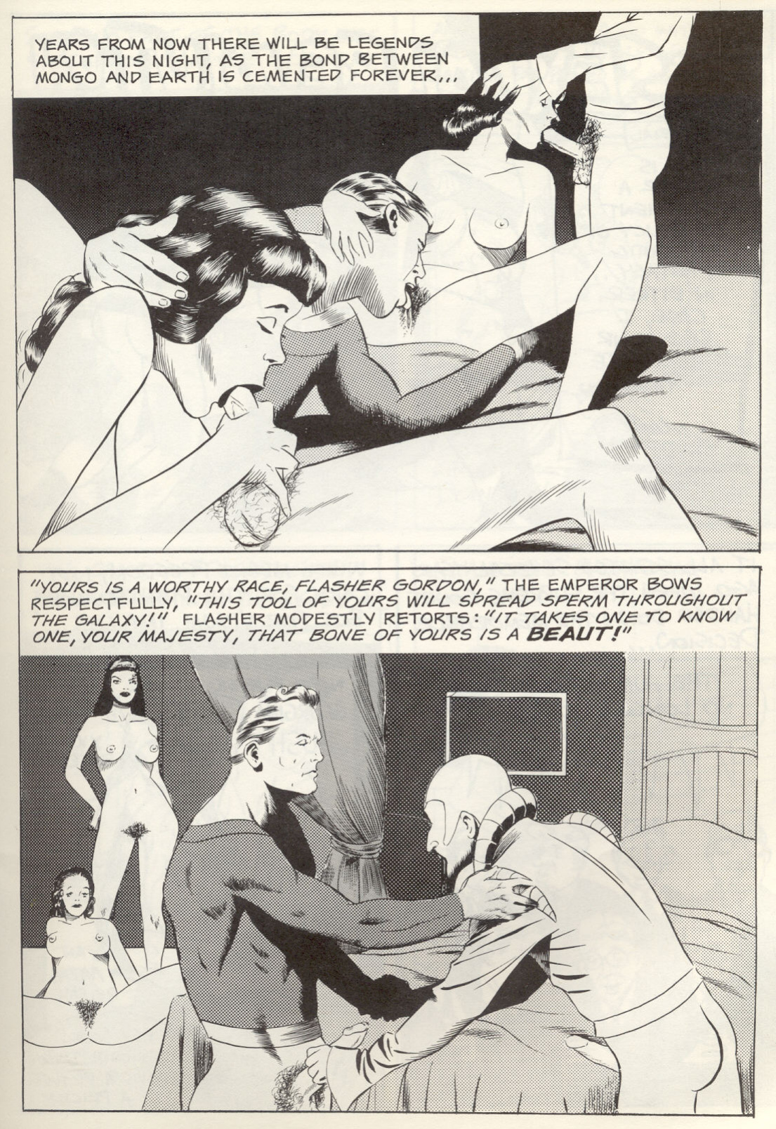 [Wallace Wood] Gang Bang #2 (Flash Gordon, Superman, Tarzan)