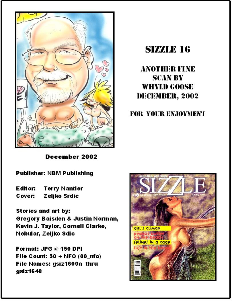 Sizzle Comix # 16