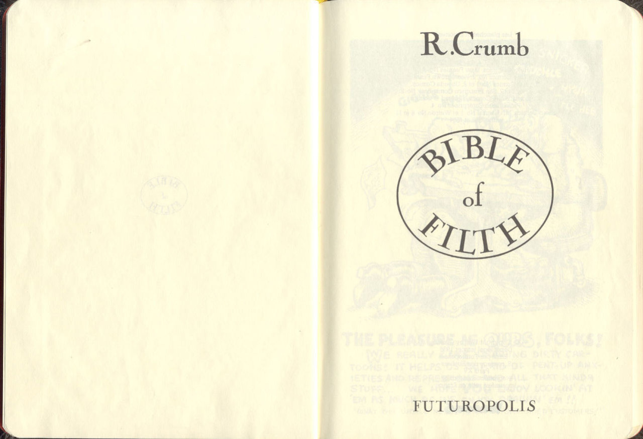 [Robert Crumb] Bible Of Filth