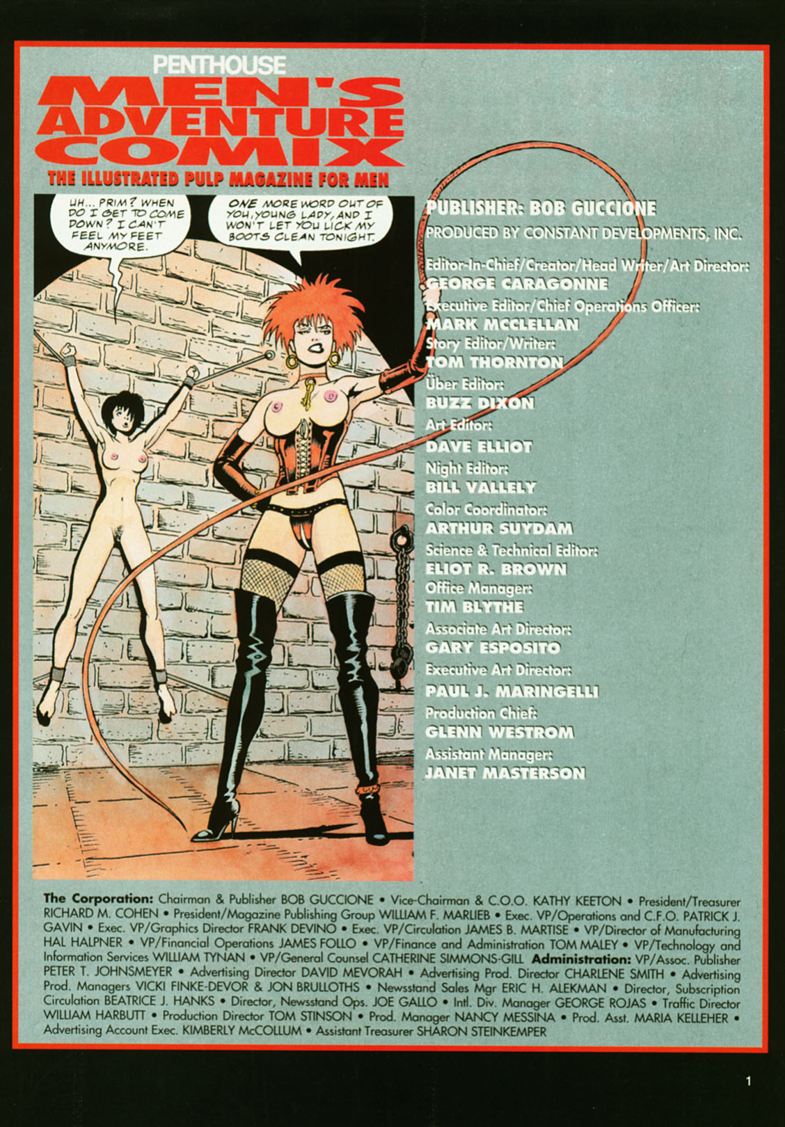 Penthouse Mens Adventure Comix #3