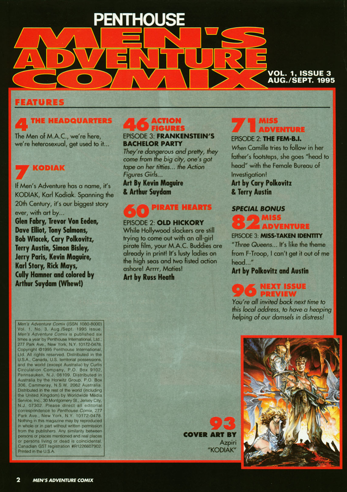 Penthouse Mens Adventure Comix #3