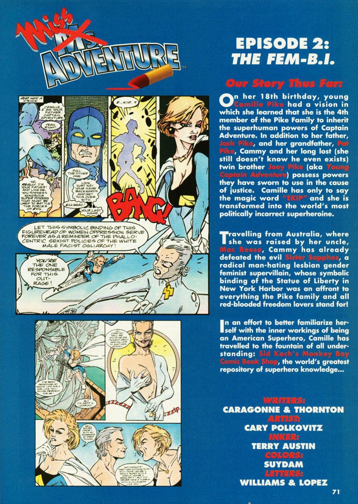 Penthouse Mens Adventure Comix #3
