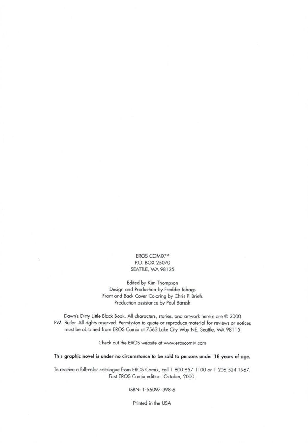 [P. Butler] Dawn's Dirty Little Black Book