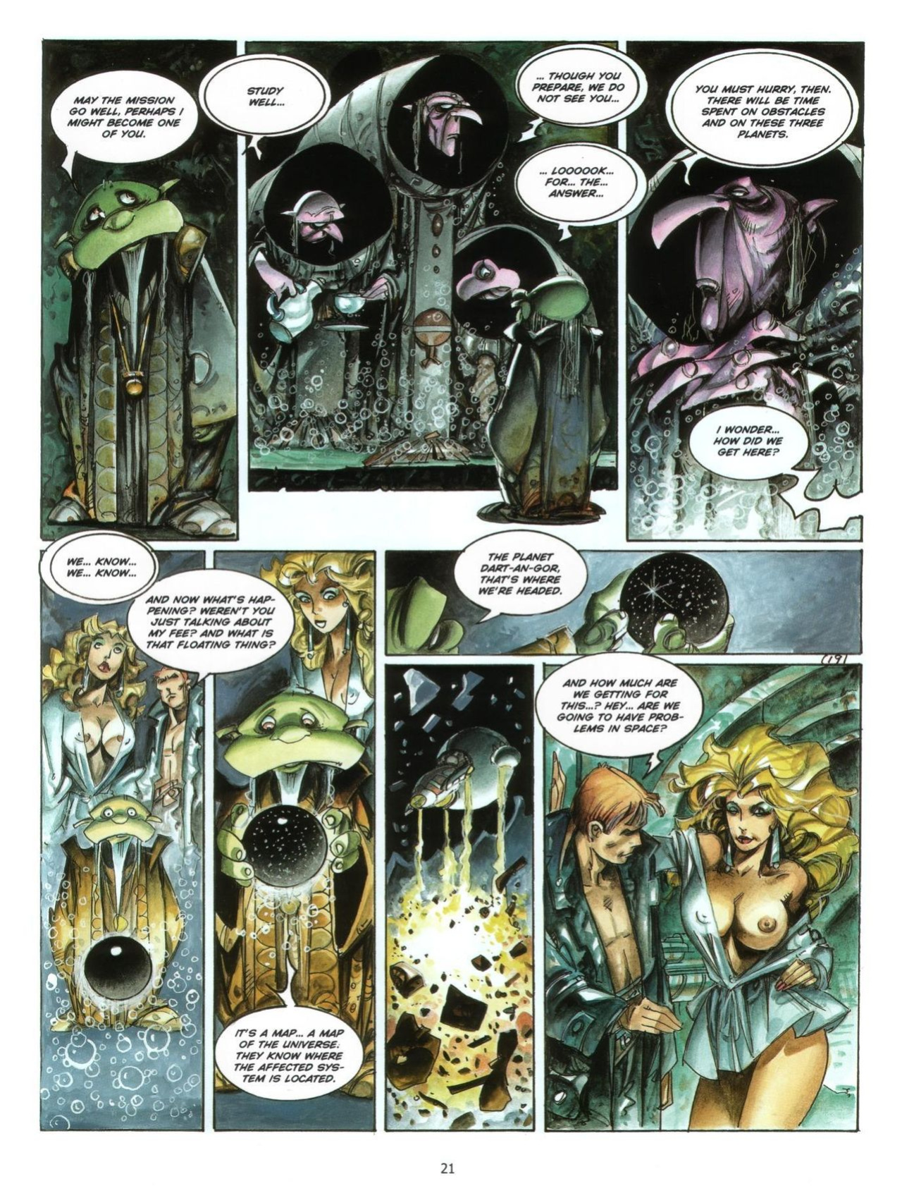[Alfonso Azpiri] The Eye of Dart-An-Gor