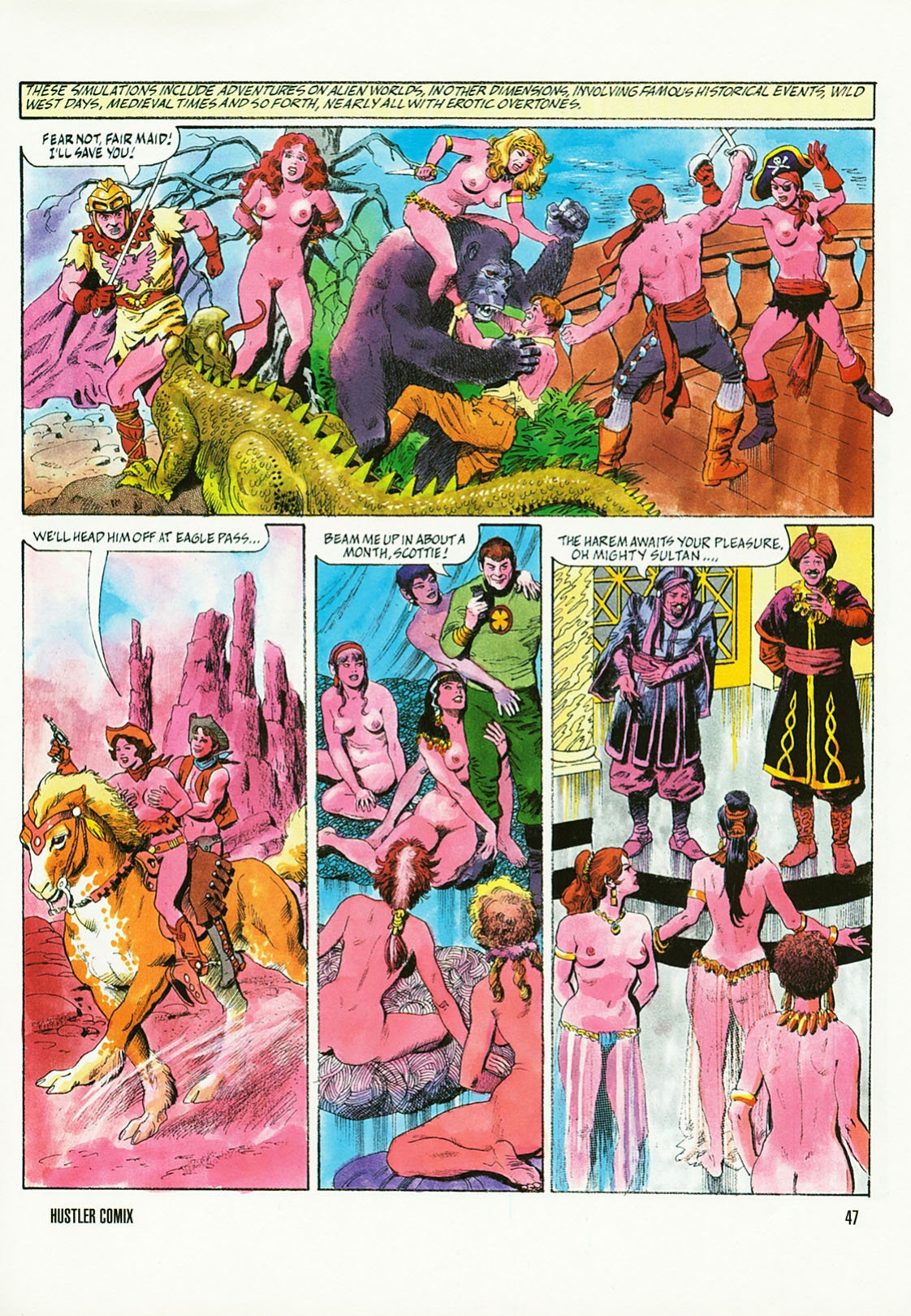 Hustler Comix Volume 1, Issue#1