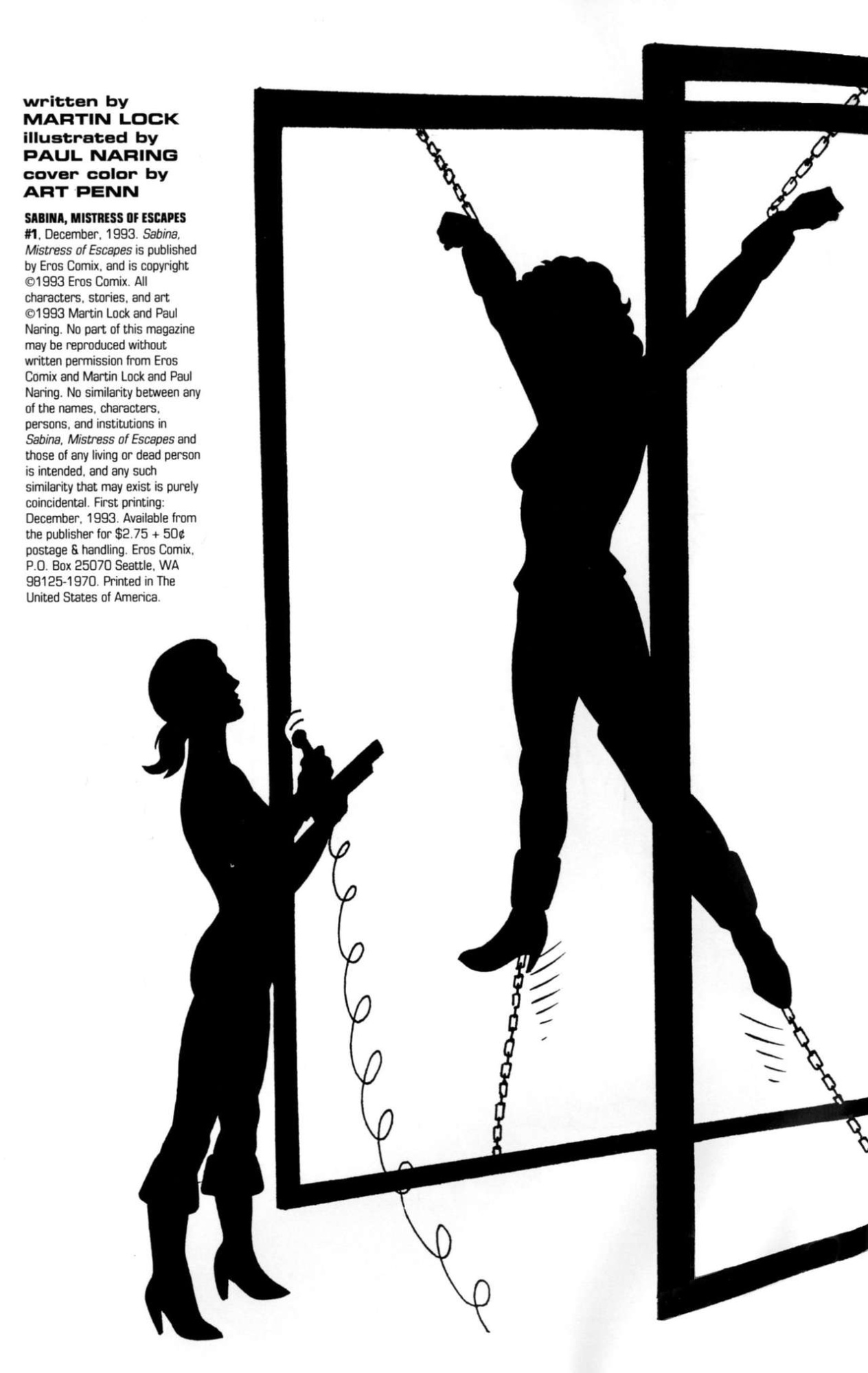 [Paul Naring] Sabina - Mistress of Escapes #1