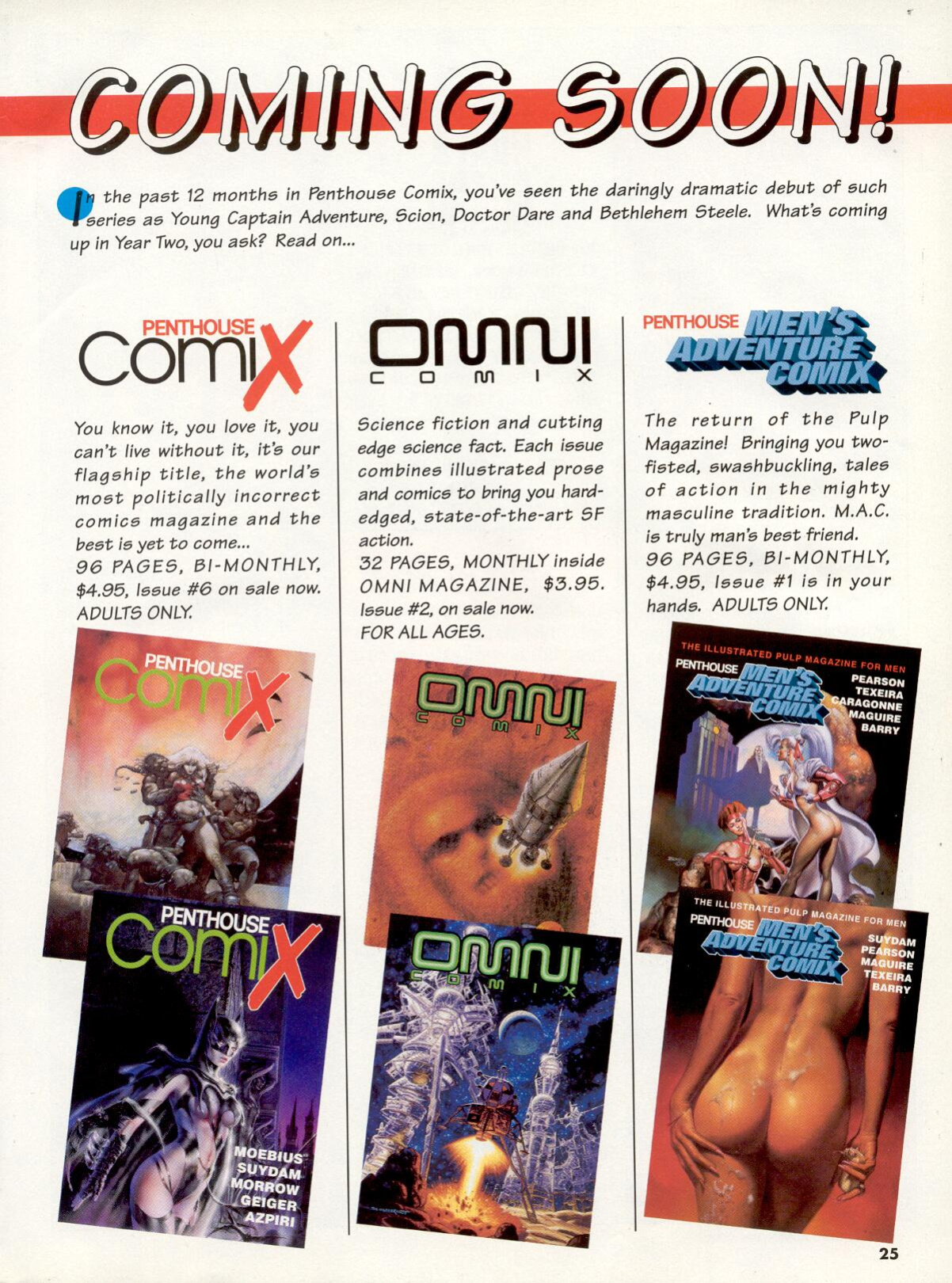 Penthouse Mens Adventure Comix