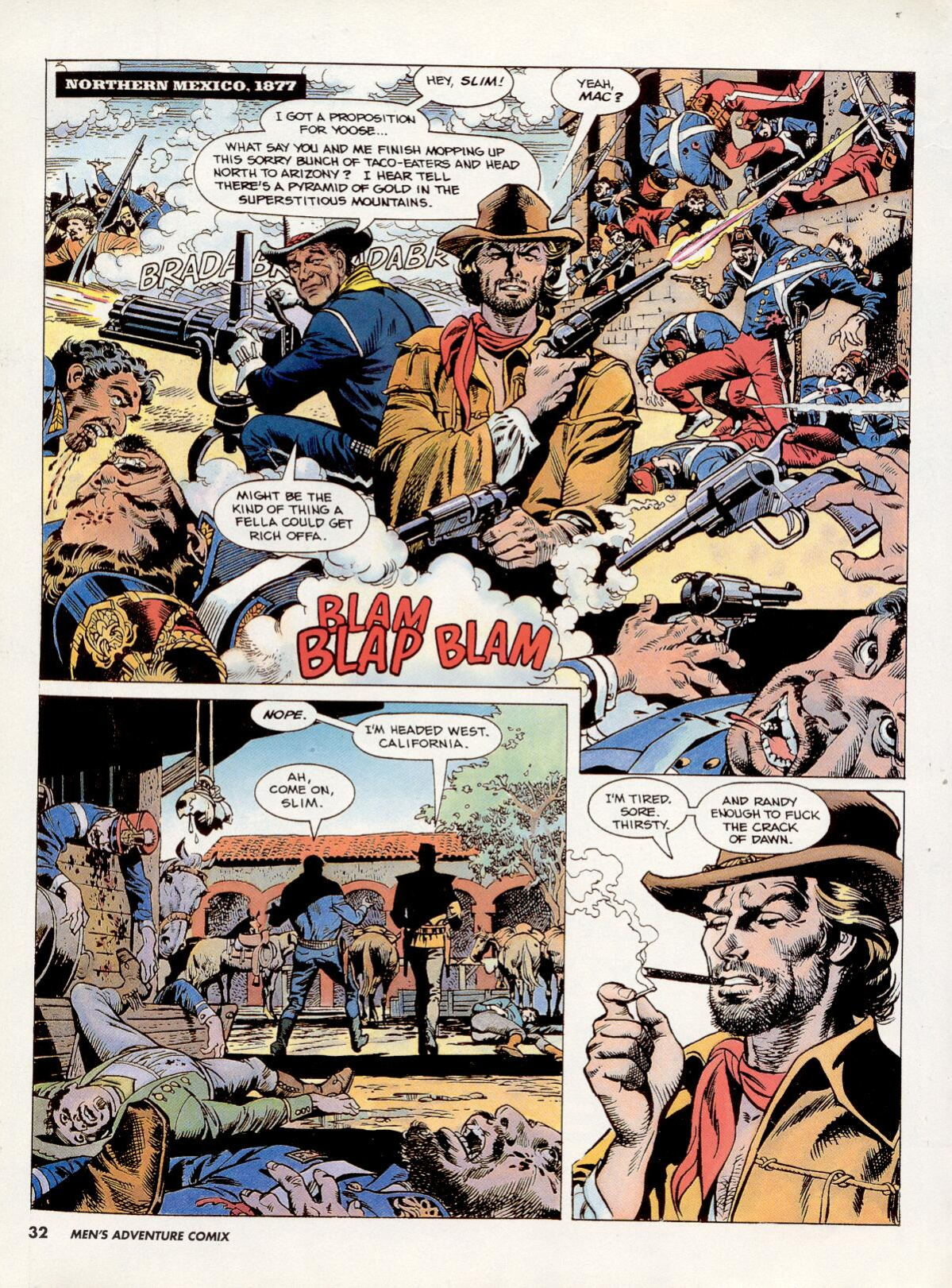 Penthouse Mens Adventure Comix
