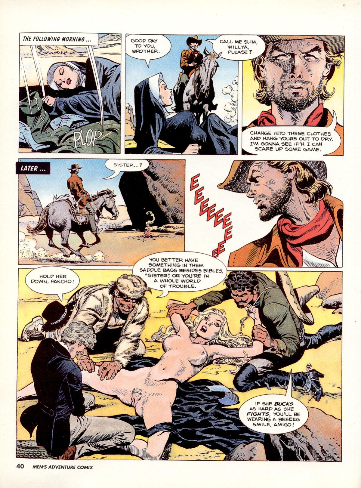 Penthouse Mens Adventure Comix
