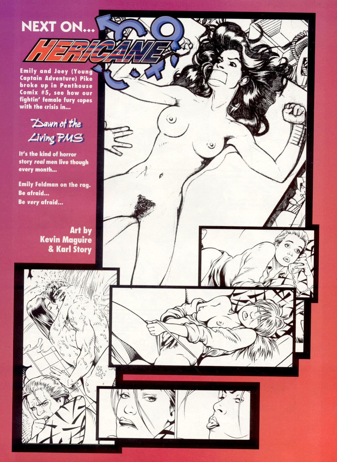 Penthouse Mens Adventure Comix