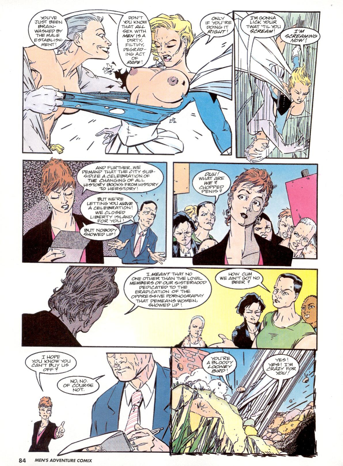 Penthouse Mens Adventure Comix