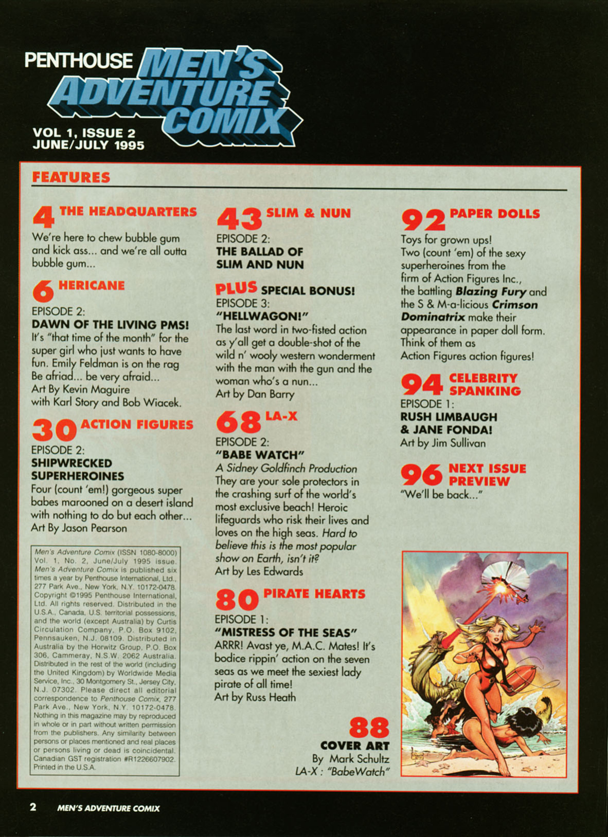 Penthouse Mens Adventure Comix #2