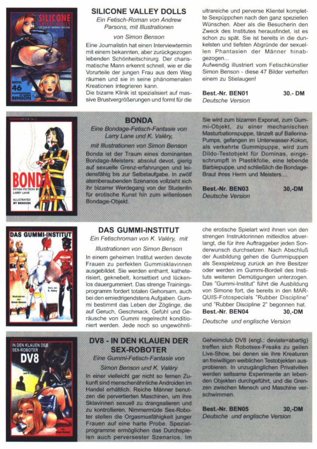 Benson - Art Book 2000