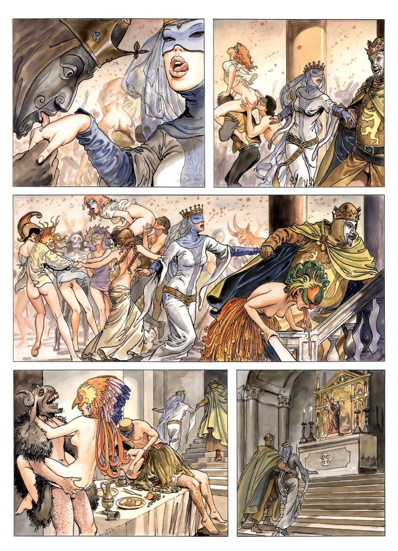 [Alejandro Jodorowsky & Milo Manara] Borgia #3 - The Flames of the Pyre