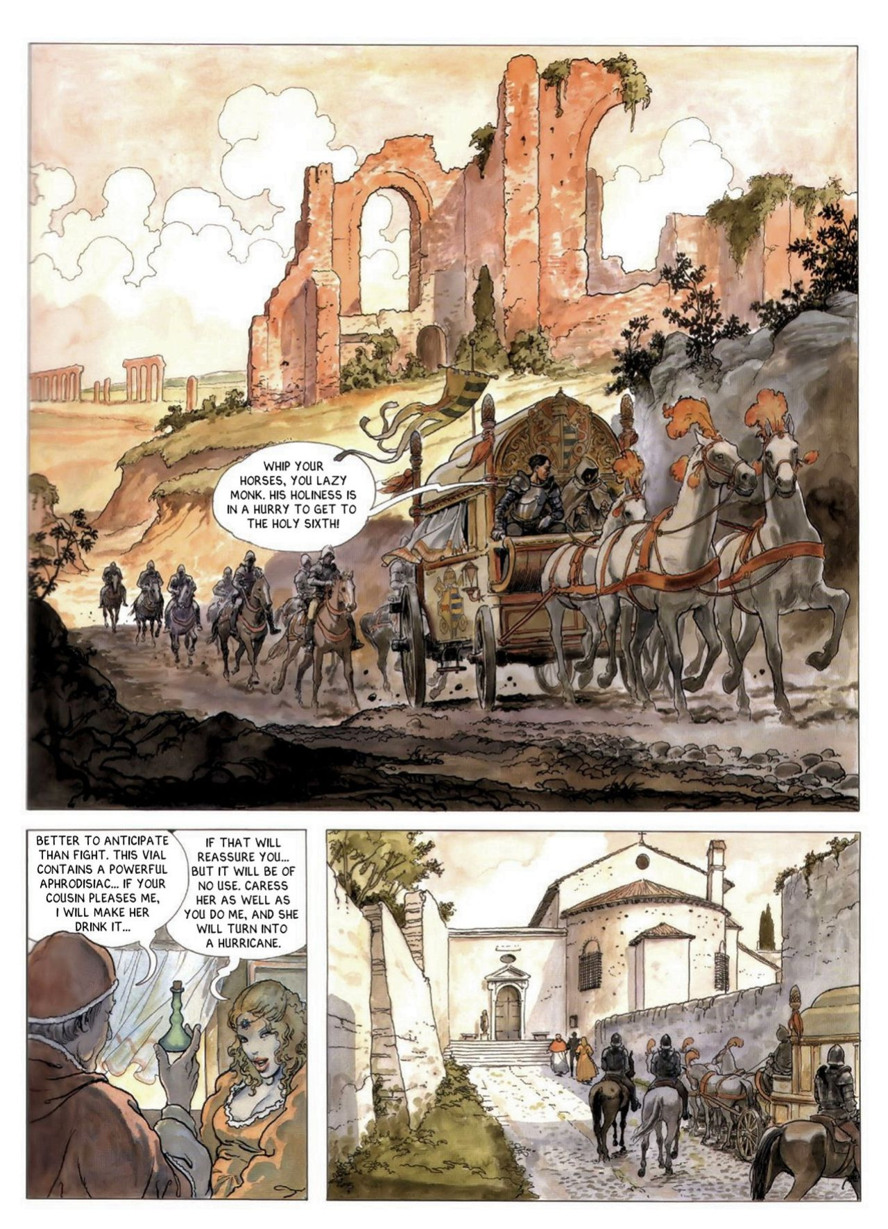 [Alejandro Jodorowsky & Milo Manara] Borgia #3 - The Flames of the Pyre