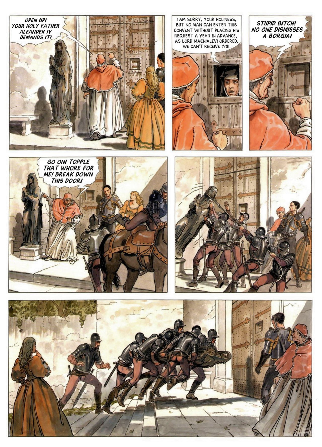 [Alejandro Jodorowsky & Milo Manara] Borgia #3 - The Flames of the Pyre