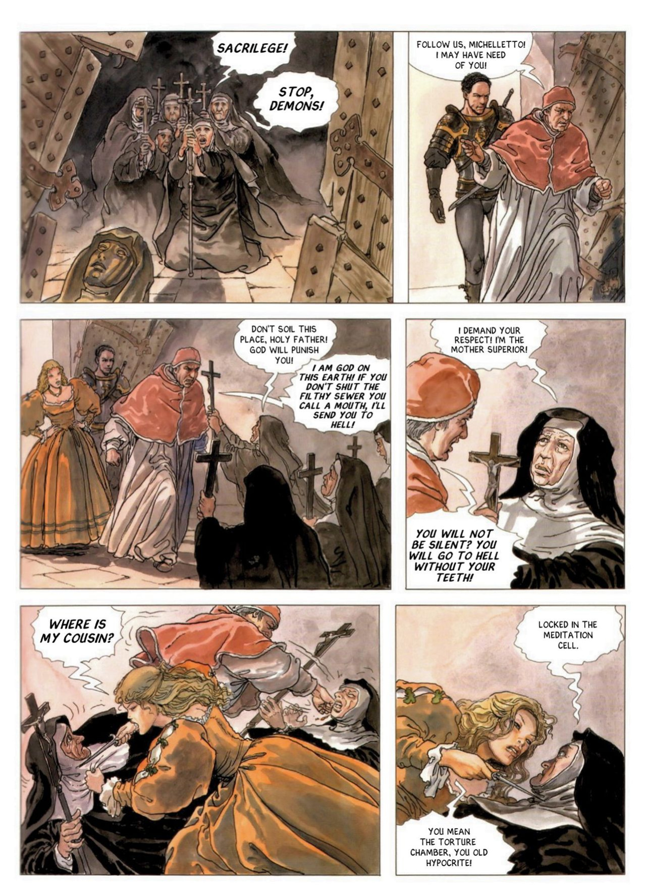 [Alejandro Jodorowsky & Milo Manara] Borgia #3 - The Flames of the Pyre