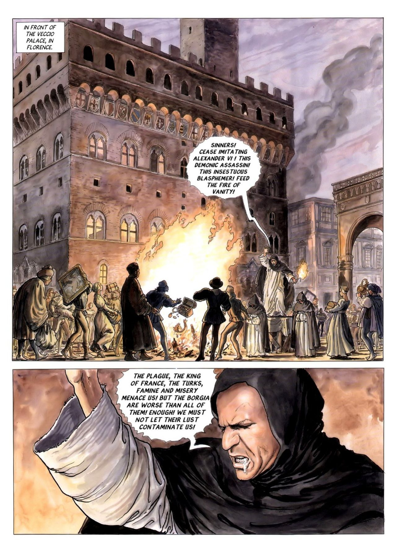 [Alejandro Jodorowsky & Milo Manara] Borgia #3 - The Flames of the Pyre