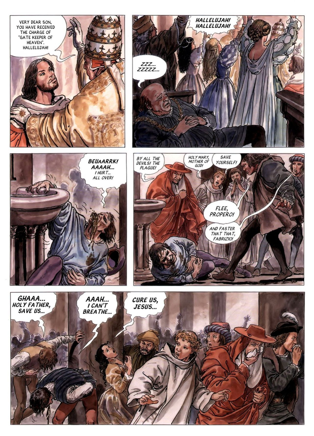 [Alejandro Jodorowsky & Milo Manara] Borgia #3 - The Flames of the Pyre
