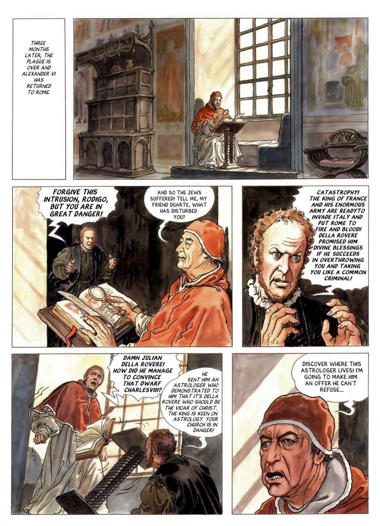 [Alejandro Jodorowsky & Milo Manara] Borgia #3 - The Flames of the Pyre