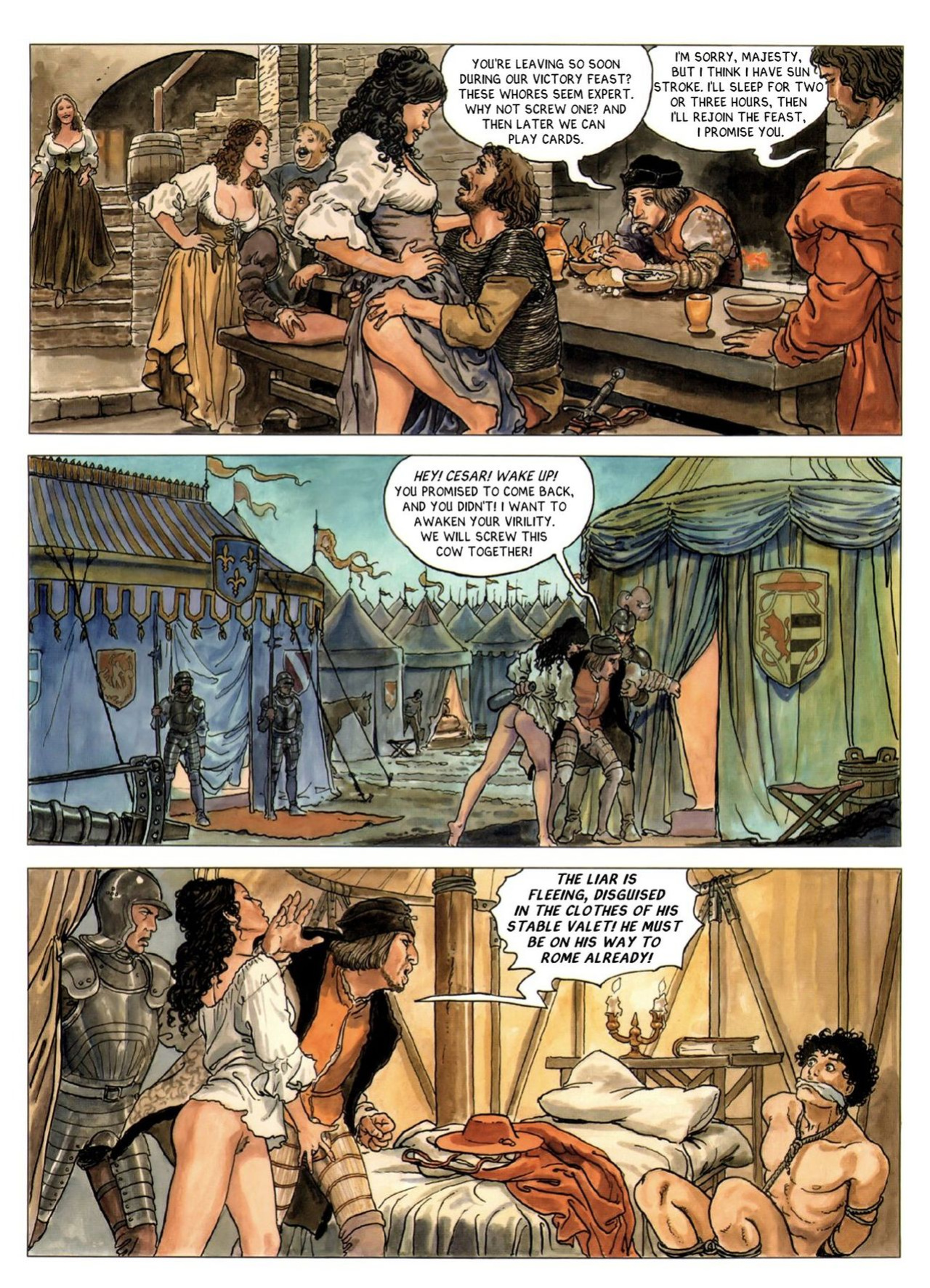 [Alejandro Jodorowsky & Milo Manara] Borgia #3 - The Flames of the Pyre