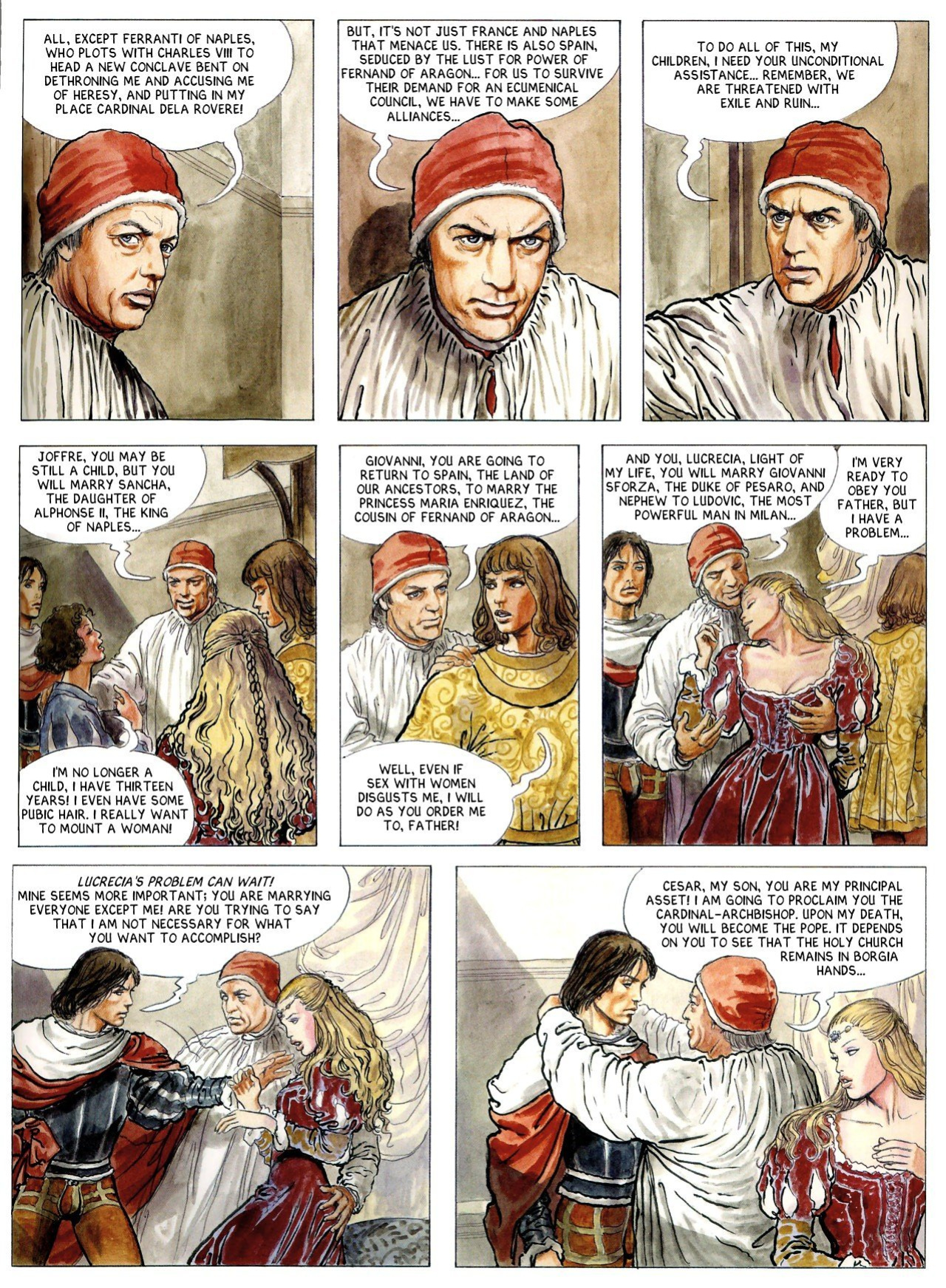 [Alejandro Jodorowsky & Milo Manara] Borgia #2 - The Power and The Incest