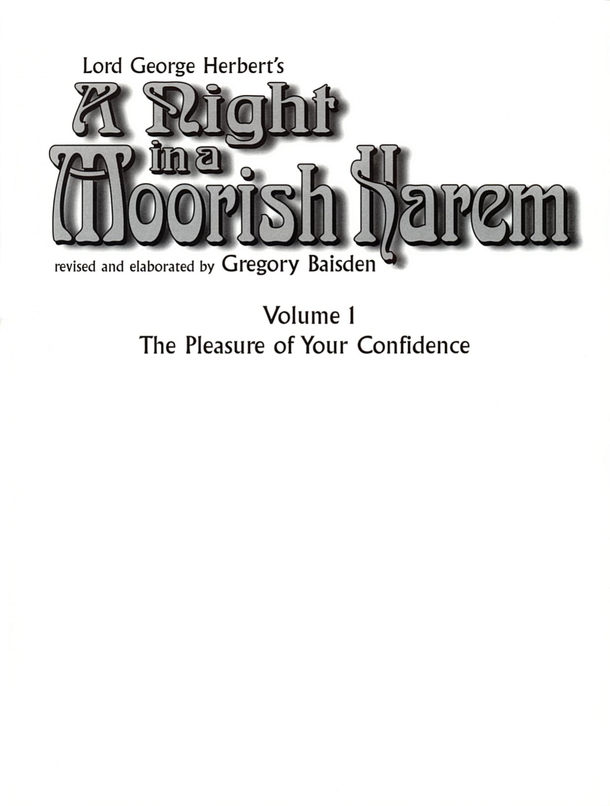 A night in a moorish harem 1