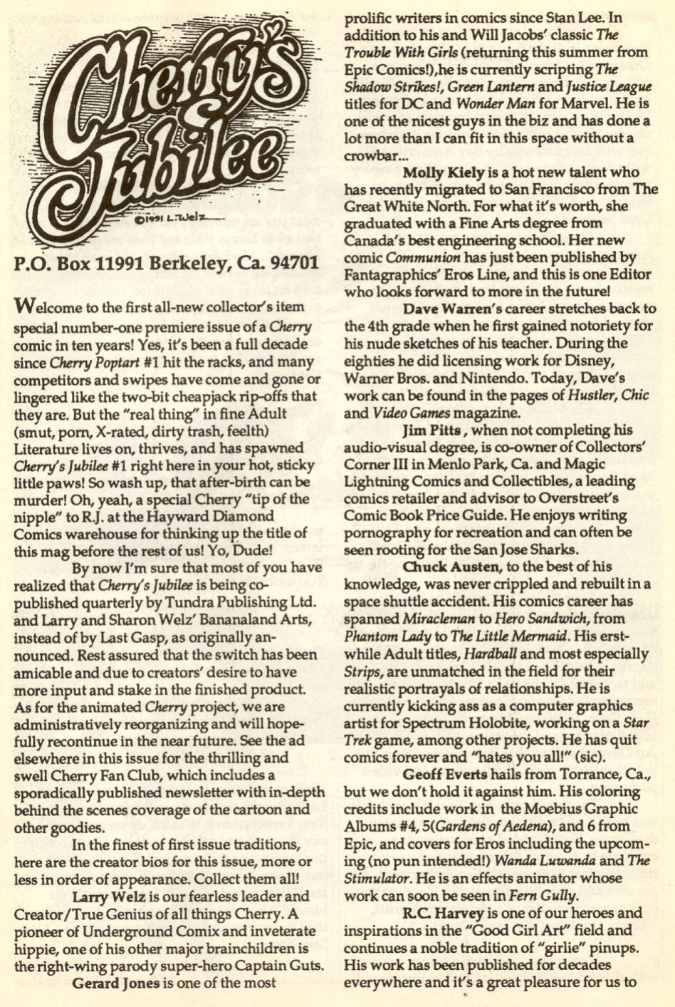 Cherry's Jubilee #1