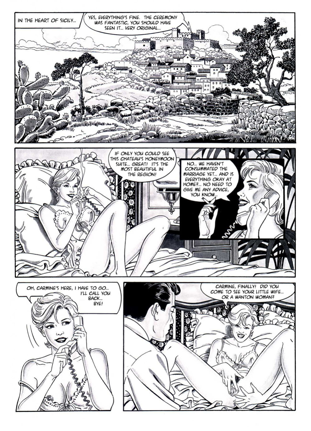 [Morale Stramaglia] Training and Punishment: Honeymoon In Sicily {Donnie B.}