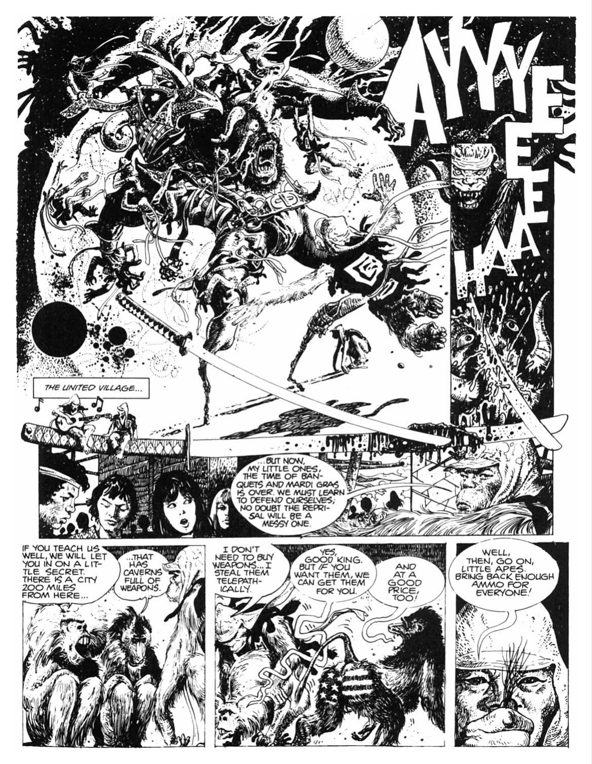 [Milo Manara] The Ape {Heavy Metal}