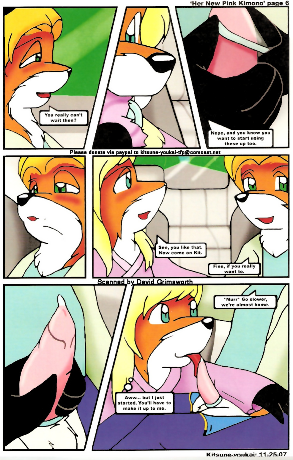 [Kitsune Youkai] Her New Pink Kimono