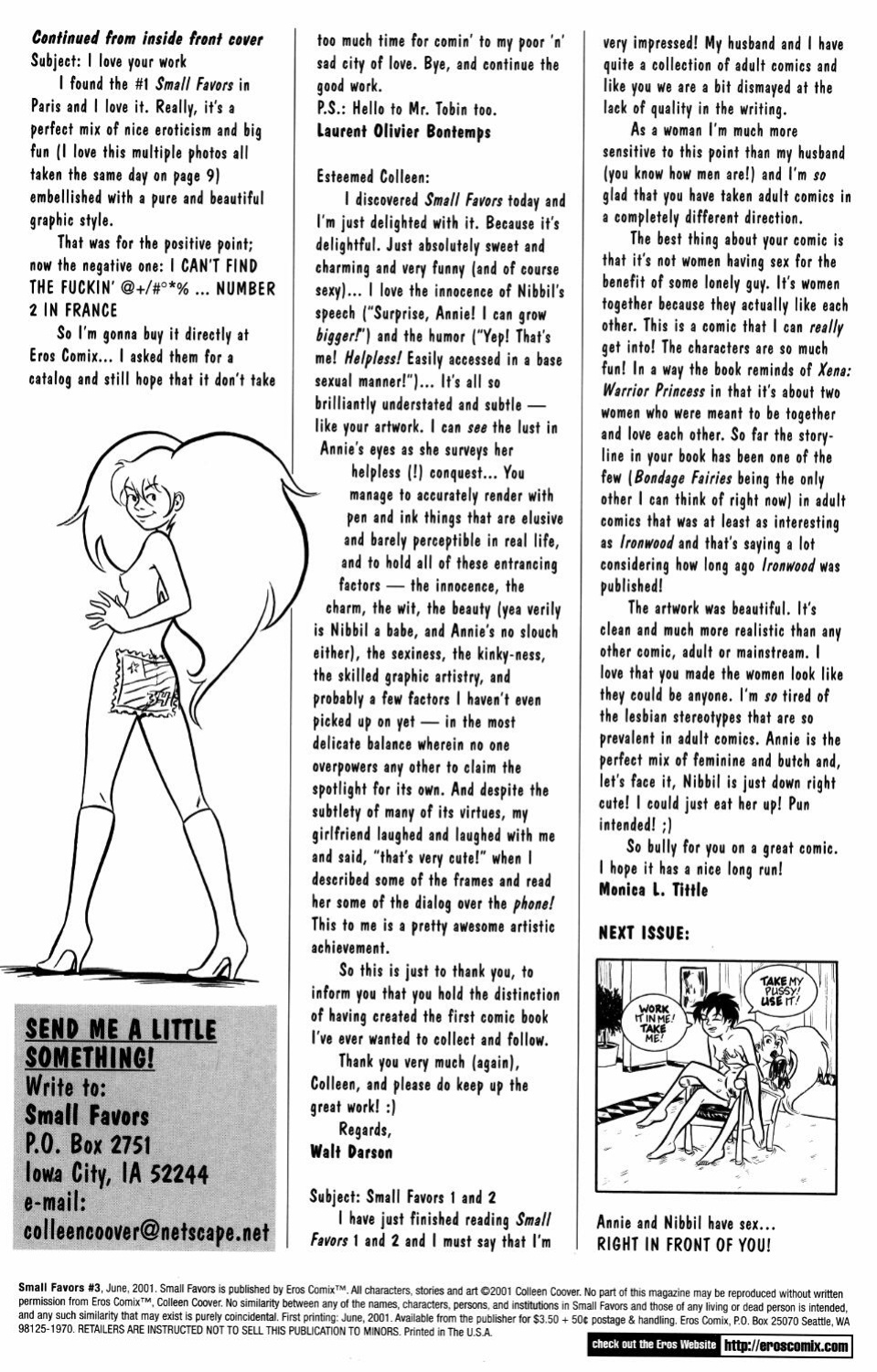 [Colleen Coover] Small Favors Issue #3 ENG