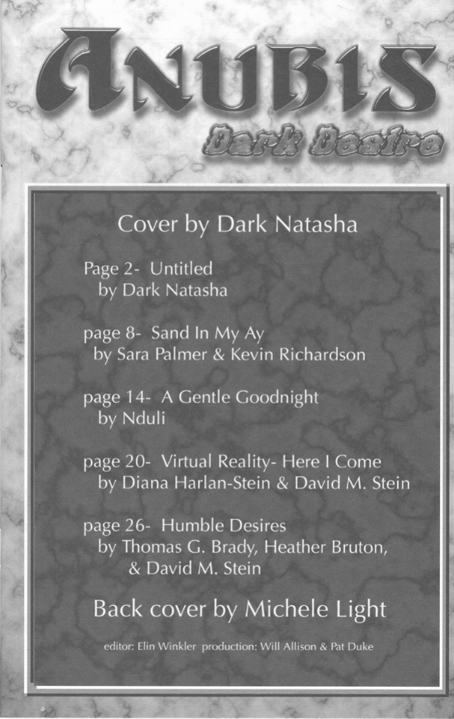 Anubis - Dark Desire #3