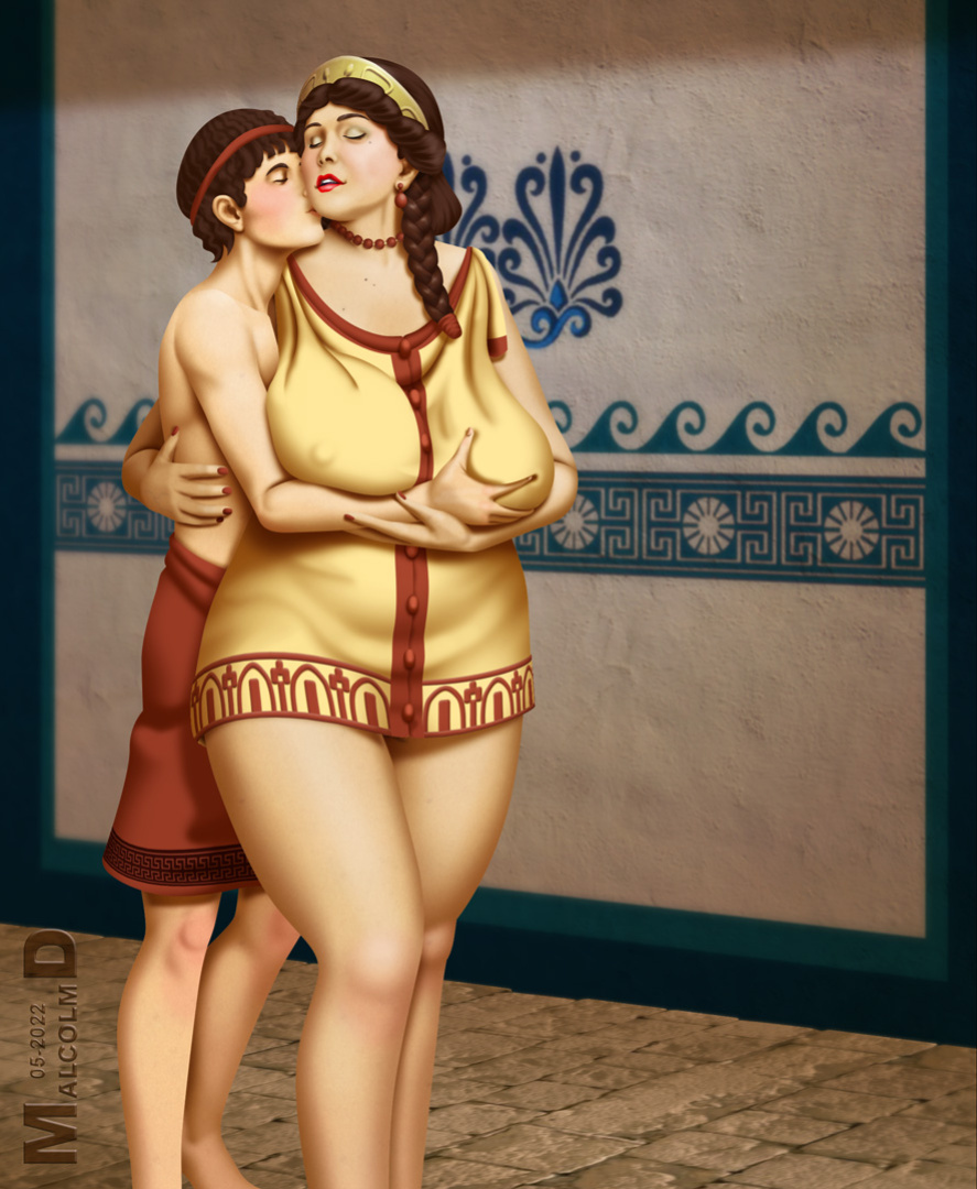 [MalcolmD] Greek Mother & Son