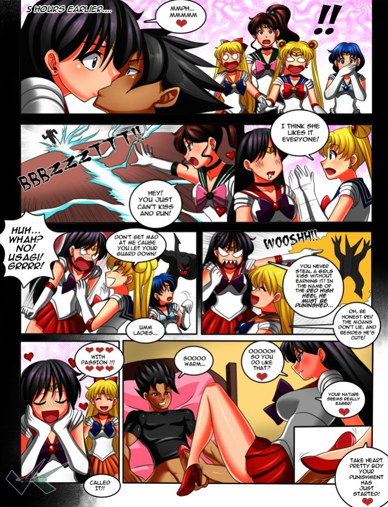 [jadenkaiba] Rei x Rai: Fire Heel Punish (Sailor Moon)