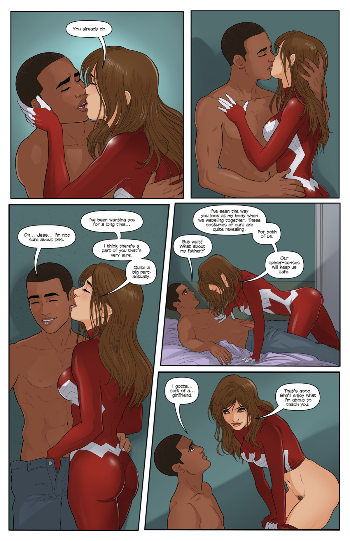 [Autumn Sakura] On the Edge of Spidercest (Spider-Man)