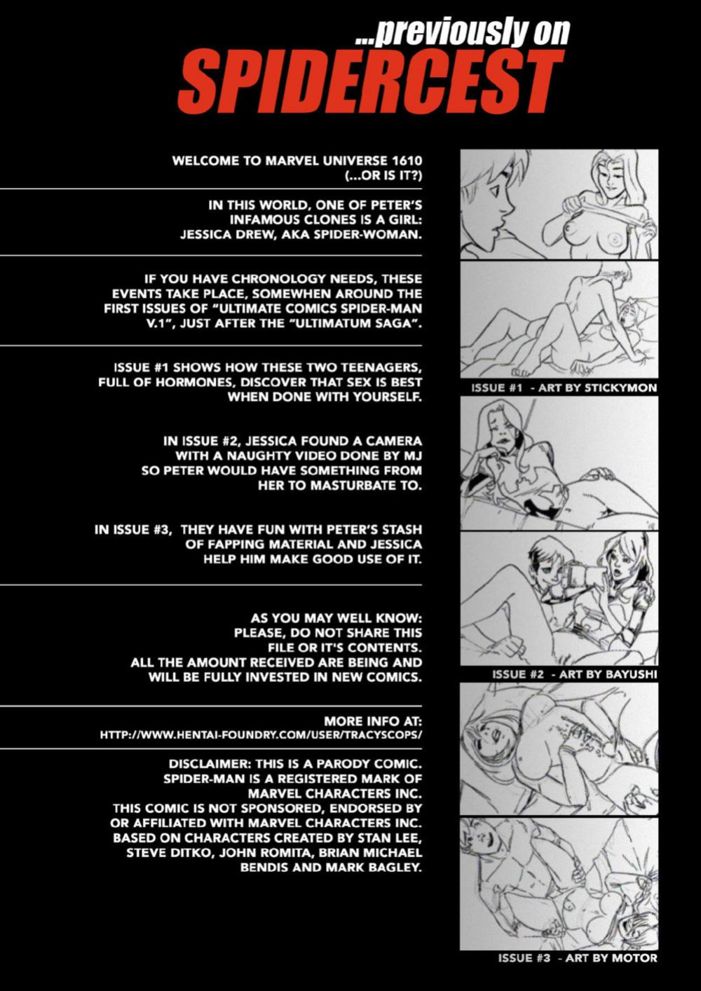 [Tracy Scops (Dick Hammersmith)] Ultimate Spider-Man XXX 4 - Spidercest - warm kitty, soft kitty (Spider-Man)