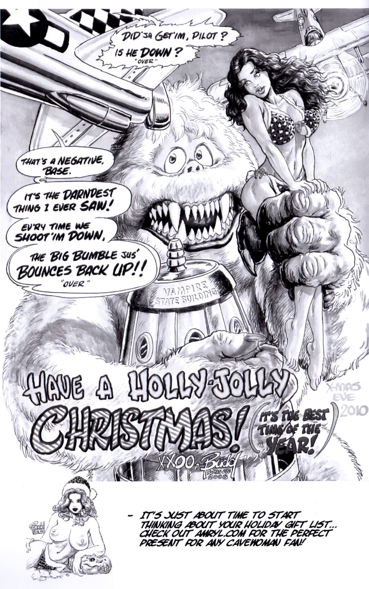 [Budd Root] Cavewoman, PU's from Budd, HeroesCon 2011 Sketchbook