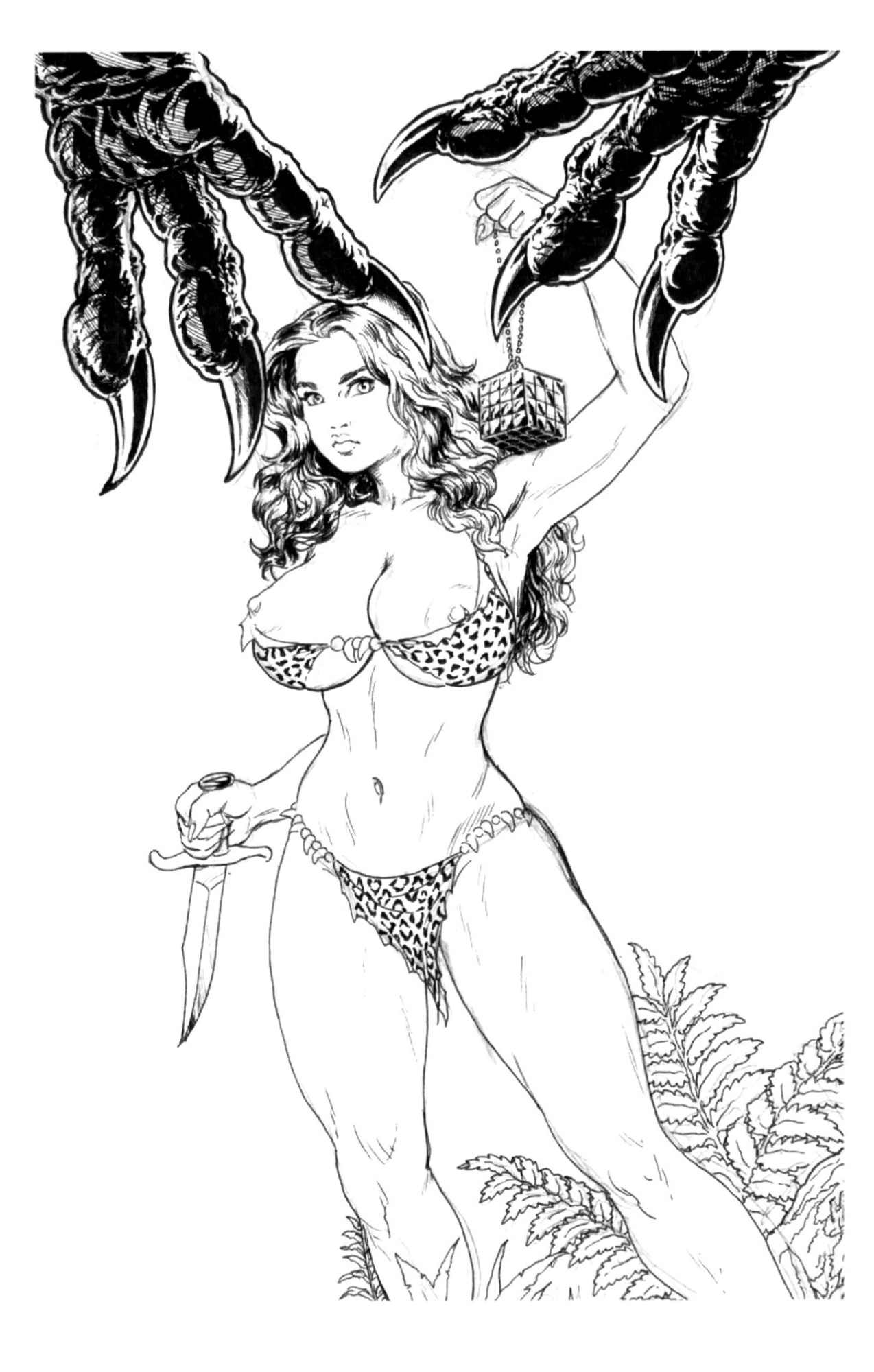 [Budd Root] Cavewoman, PU's from Budd, HeroesCon 2011 Sketchbook