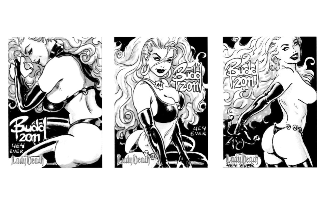 [Budd Root] Cavewoman, PU's from Budd, HeroesCon 2011 Sketchbook