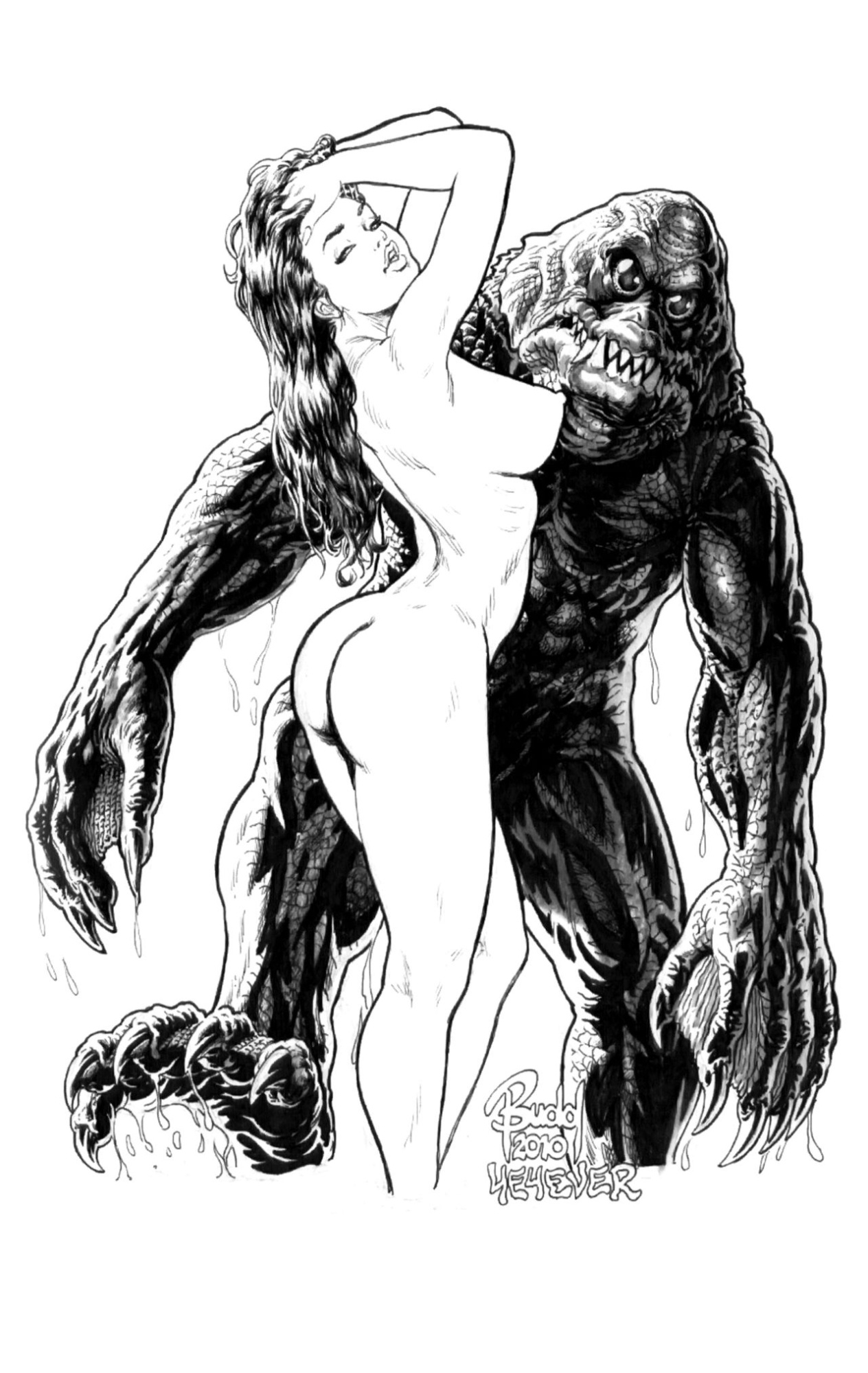 [Budd Root] Cavewoman, PU's from Budd, HeroesCon 2011 Sketchbook