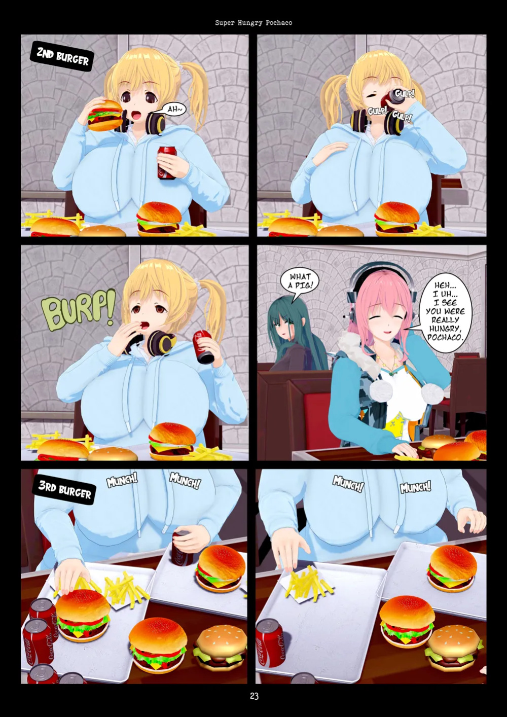 Super Hungry Pochaco