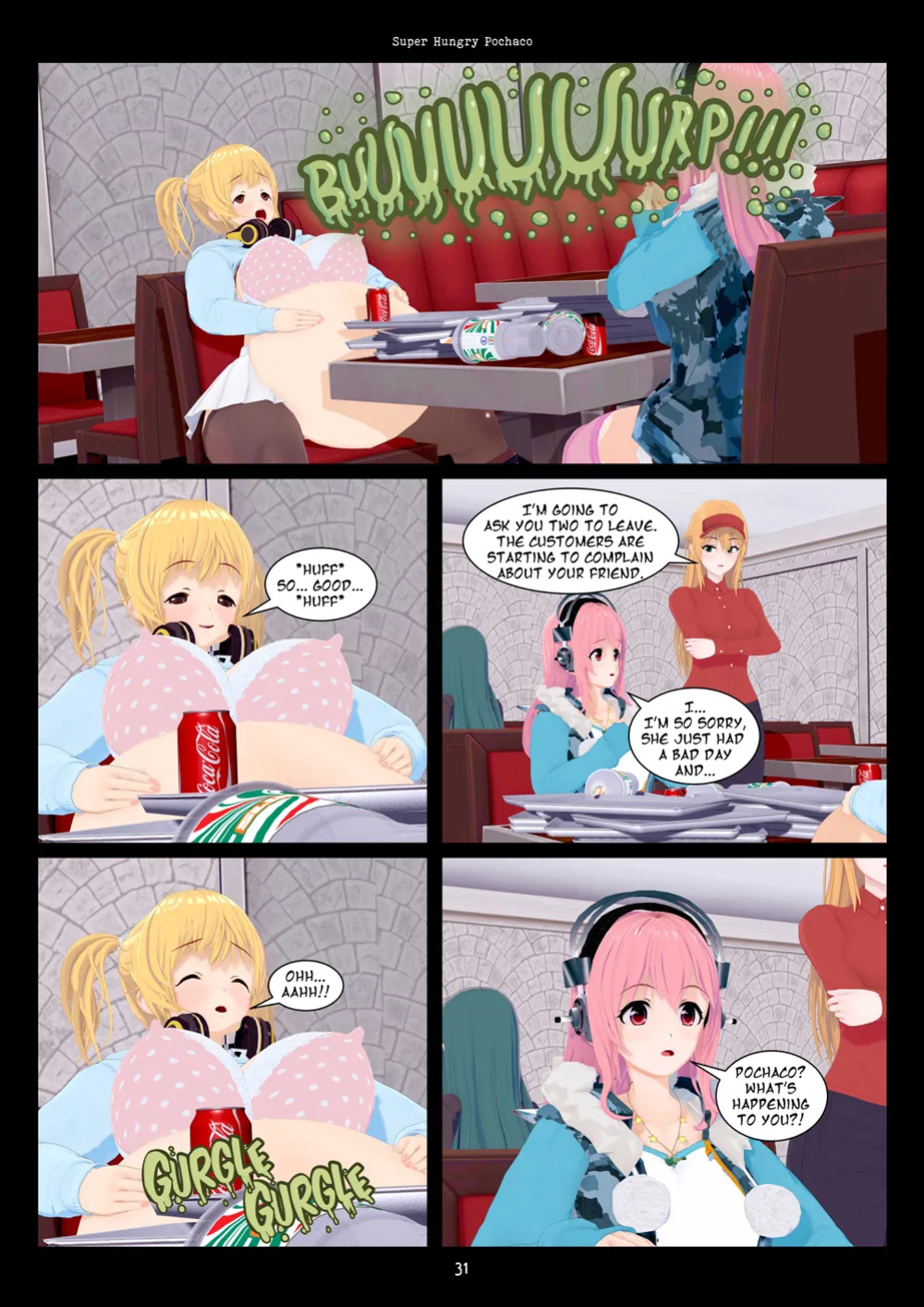 Super Hungry Pochaco