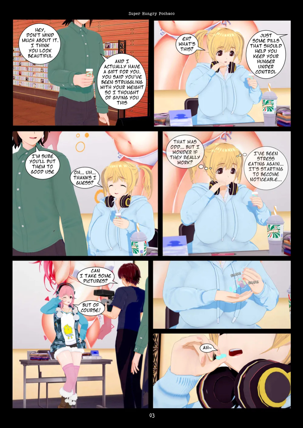 Super Hungry Pochaco