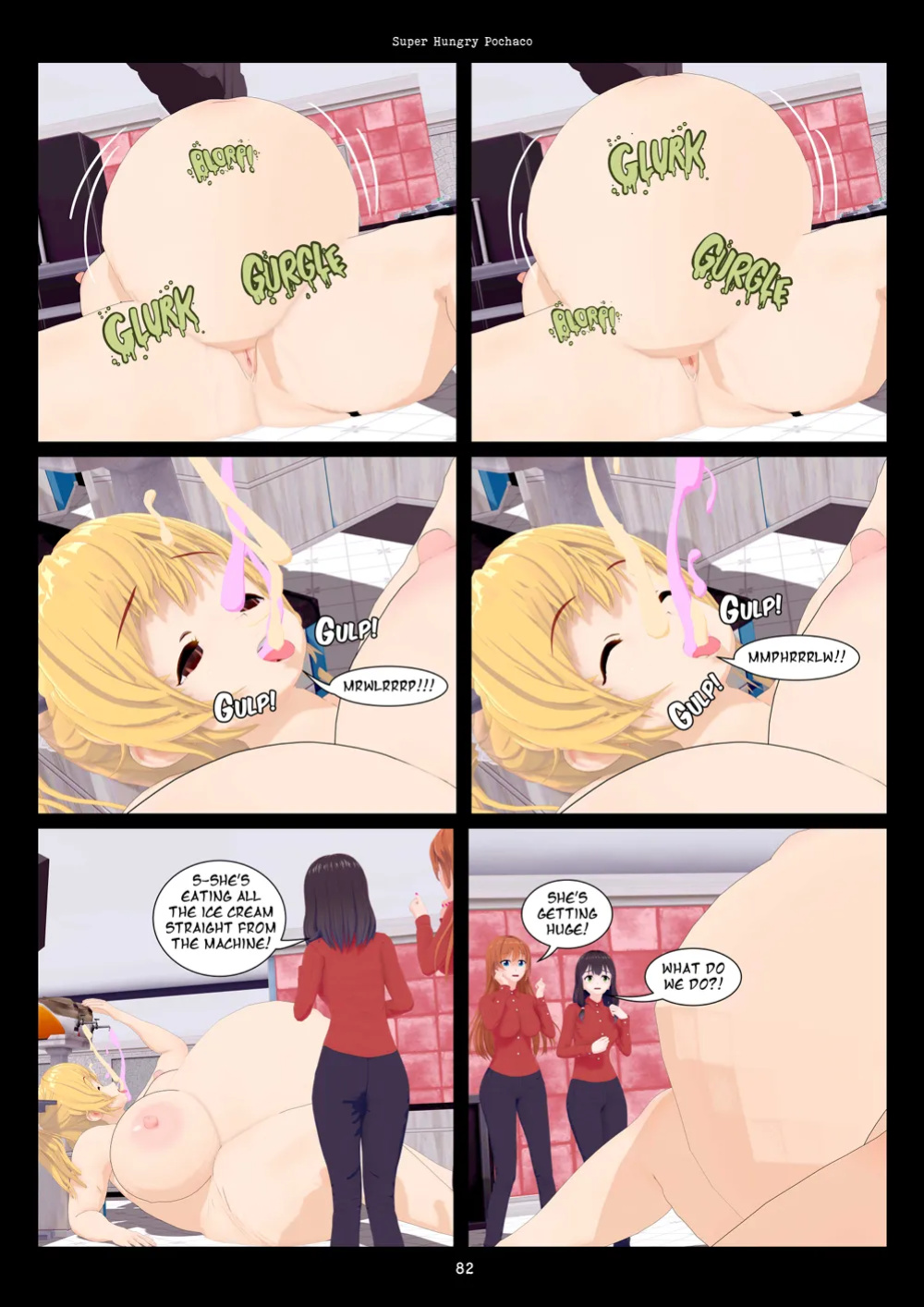 Super Hungry Pochaco