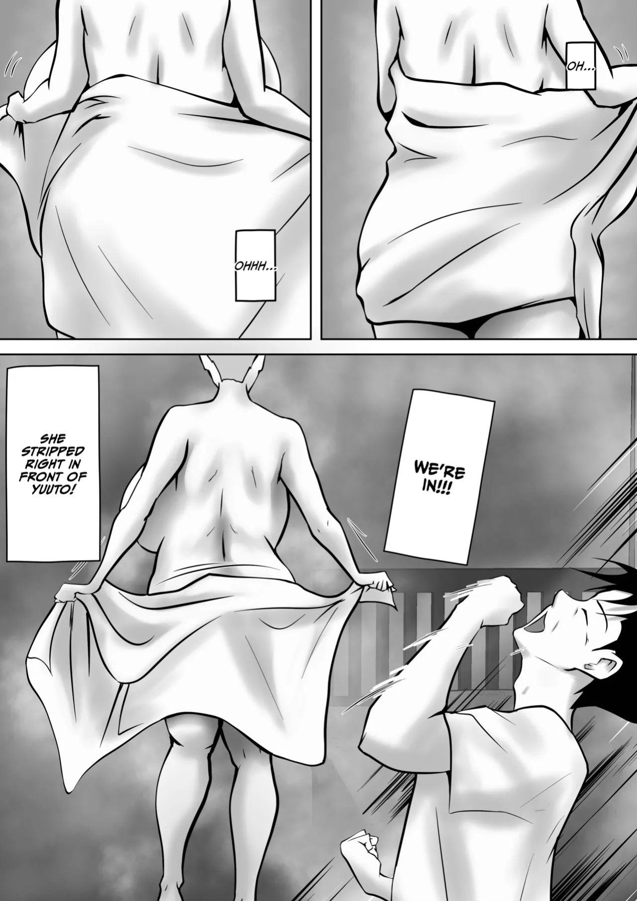 [Pentacle (Shimipan)] Tsuma ga Sex Sasete Kurenai no de, Musuko ni Netotte Moratte Okazu ni suru koto ni Shimashita
