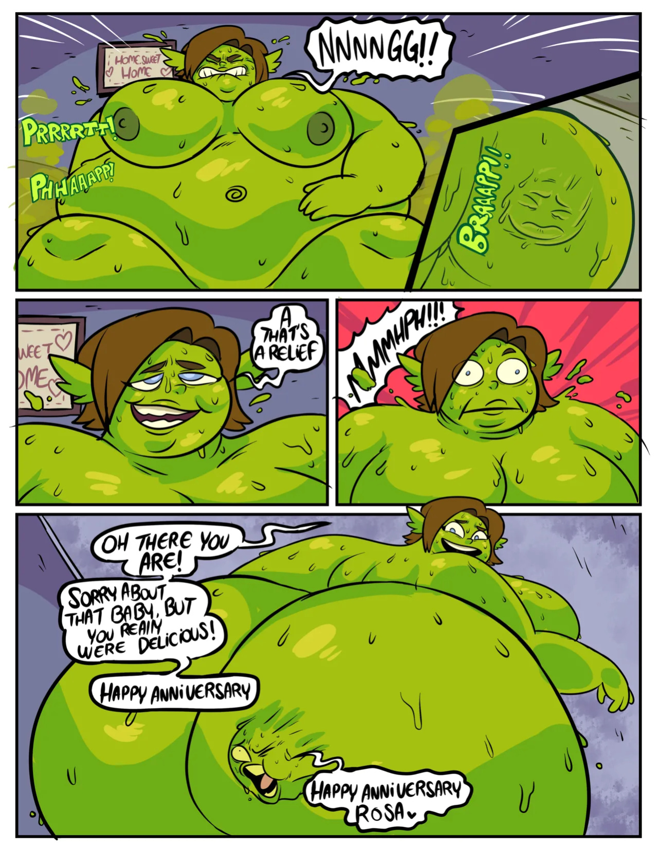 [Happypokeyboy] Anniversary with a Slime Woman